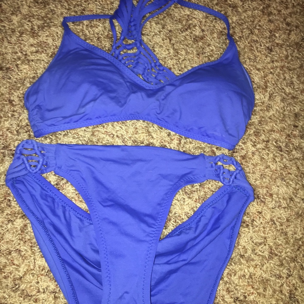 Cobalt blue swimsuit